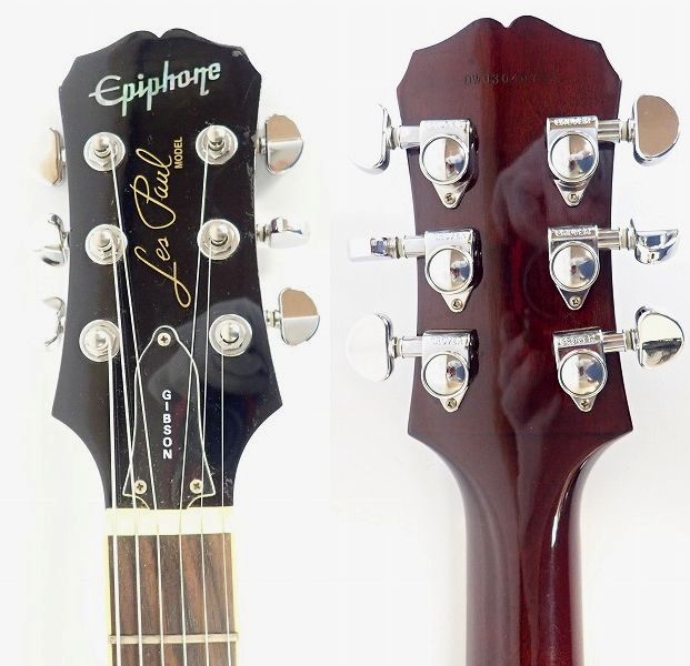 実際に弊社で買取させて頂いた★Epiphone/エピフォン Les Paul Standard/レスポールスタンダード ソフトケース付の画像 2枚目