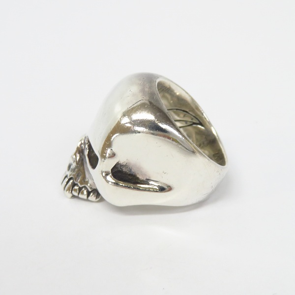 実際に弊社で買取させて頂いたCRAZY PIG/クレイジーピッグ LARGE EVIL SKULL/ラージ エビル スカルリング ＃27/15号の画像 2枚目