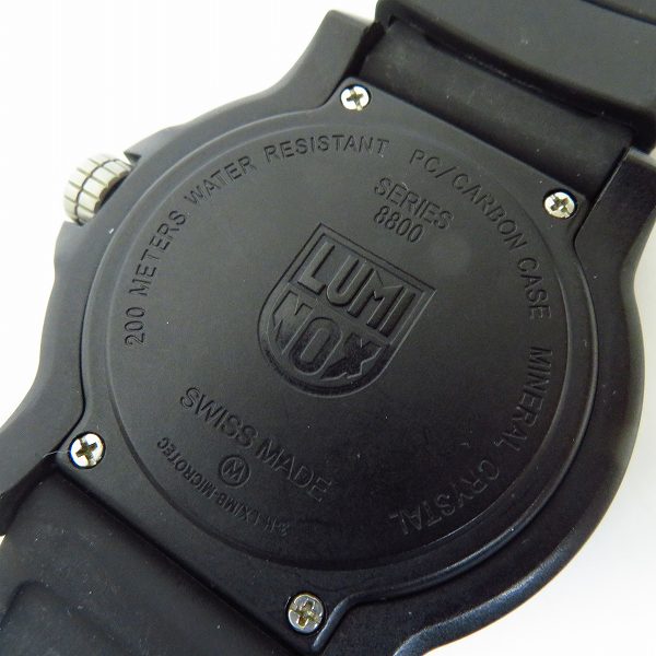 実際に弊社で買取させて頂いたLUMINOX/ルミノックス 腕時計 SERIES 8800の画像 3枚目