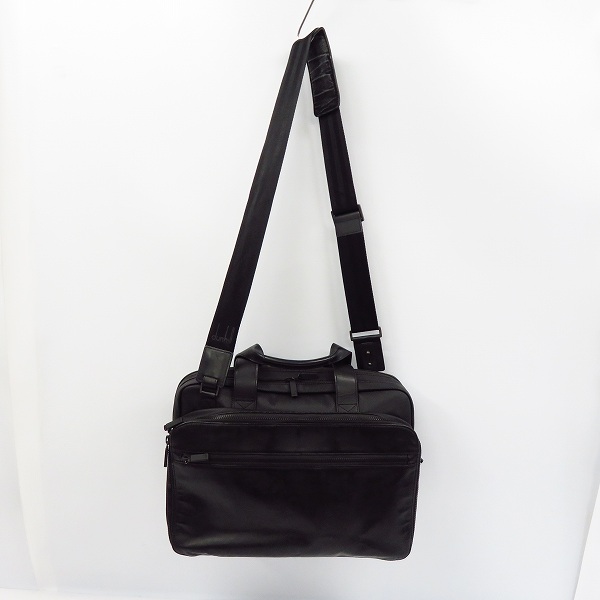 実際に弊社で買取させて頂いたdunhill/ダンヒル レザー×キャンバス ブリーフケース ビジネスバッグの画像 2枚目
