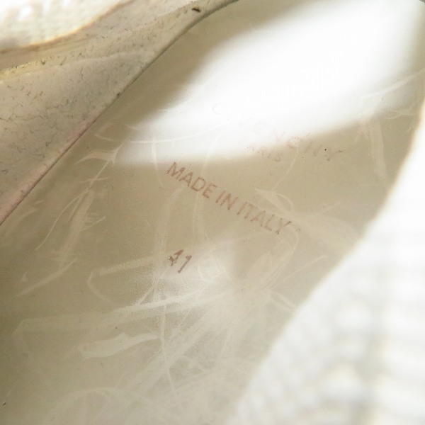 実際に弊社で買取させて頂いたGIVENCHY/ジバンシー　Jaw ニット スニーカー 41の画像 5枚目