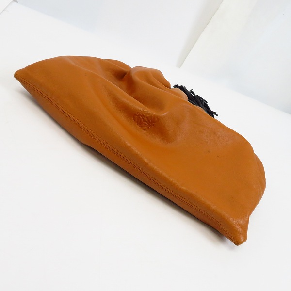 実際に弊社で買取させて頂いたLOEWE/ロエベ レザー ハンドバッグ ブラウンの画像 2枚目