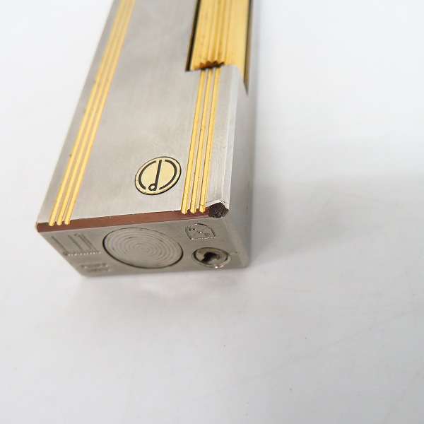 実際に弊社で買取させて頂いたdunhill/ダンヒル サイドローラーガスライター シルバー×ゴールドの画像 6枚目