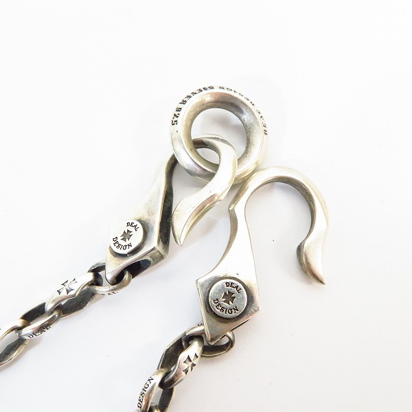 実際に弊社で買取させて頂いた【カスタム】DEAL DESIGN/ディールデザイン グランドライオンノッカー ２ライオン ドロップソード ネックレスの画像 3枚目