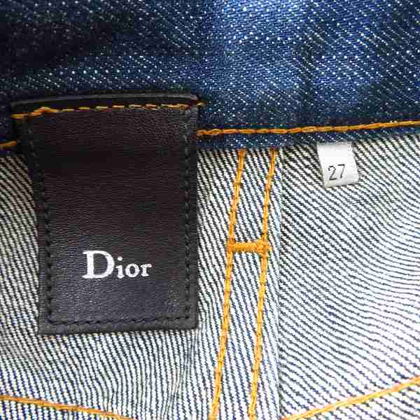 実際に弊社で買取させて頂いた【JPタグ】Dior HOMME/ディオール オム インディゴ デニムパンツ/27の画像 2枚目
