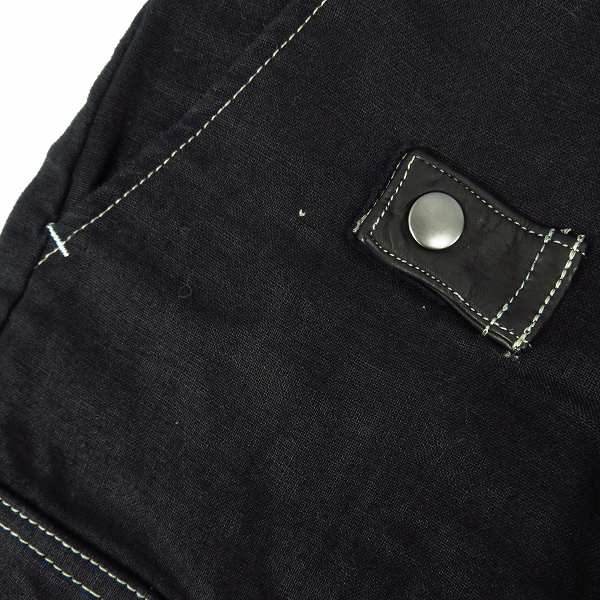 実際に弊社で買取させて頂いたKyoji Maruyama/キョウジマルヤマ レザー 切り替え 裾 ジップ カーゴ パンツ 2の画像 5枚目