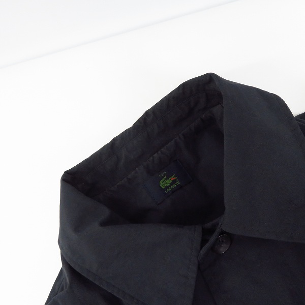 実際に弊社で買取させて頂いたLACOSTE/ラコステ 胸ロゴ ナイロン コーチジャケット BH022Cの画像 4枚目