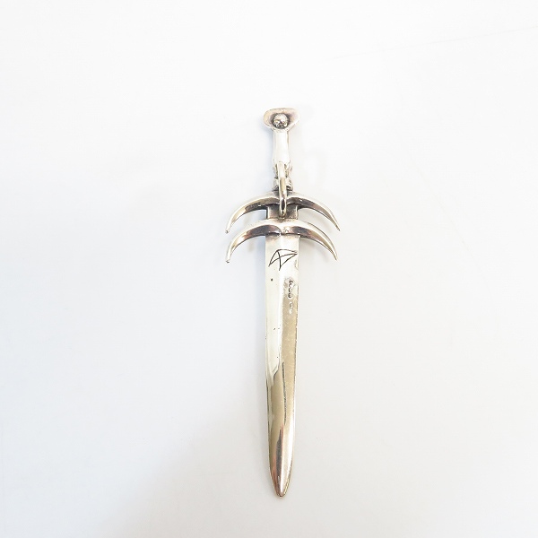 実際に弊社で買取させて頂いた【ギャラ付】CRAZY PIG/クレイジーピッグ スレインソードペンダントの画像 2枚目