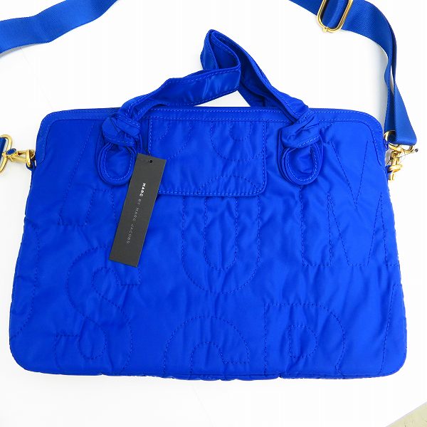 実際に弊社で買取させて頂いた【未使用】MARC BY MARC JACOBS/マークバイマークジェイコブス 2WAY PCケース/ブリーフケース M0001258Aの画像 1枚目
