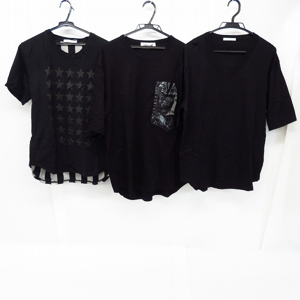 実際に弊社で買取させて頂いたdiscovered/ディスカバード スタープリント/Vネック/ポケットTシャツ 3点セット