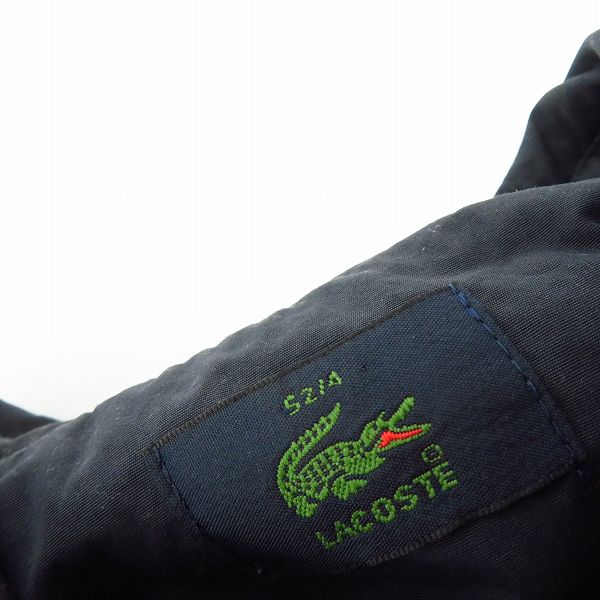 実際に弊社で買取させて頂いたLACOSTE/ラコステ 胸ロゴ ナイロン コーチジャケット BH022Cの画像 2枚目