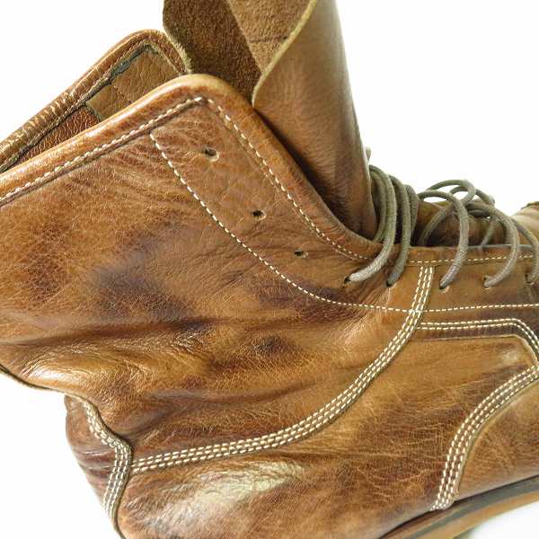 実際に弊社で買取させて頂いたMIHARA YASUHIRO/ミハラヤスヒロ ストレートチップ レースアップブーツの画像 5枚目