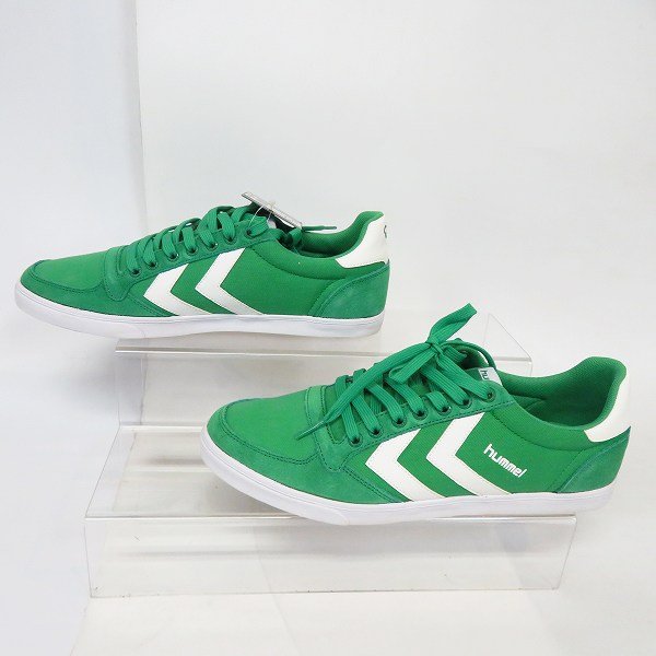 実際に弊社で買取させて頂いた【未使用】hummel/ヒュンメル  SLIMMER STADIL LOW スニーカー fern green 63-383/25.5の画像 3枚目