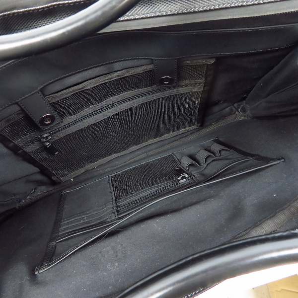 実際に弊社で買取させて頂いたdunhill/ダンヒル レザー×キャンバス ブリーフケース ビジネスバッグの画像 4枚目