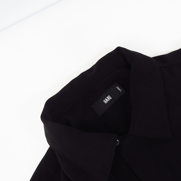 実際に弊社で買取させて頂いたHARE/ハレ オープンカラー 半袖シャツ HA020065TR/Lの画像 5枚目