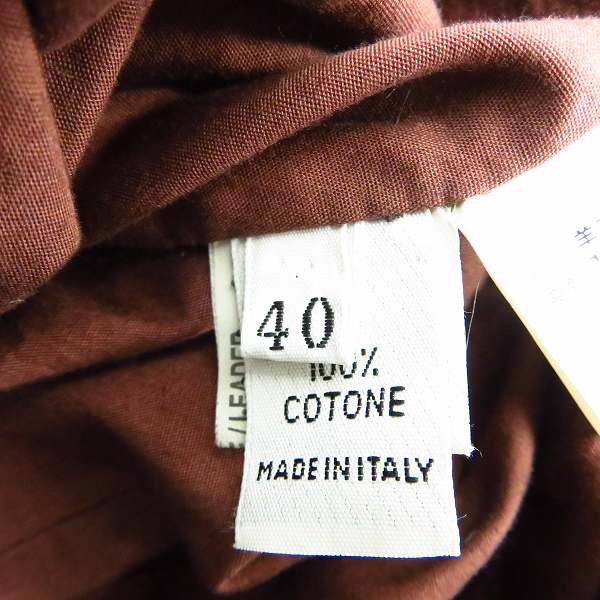 実際に弊社で買取させて頂いたMARCO TAGLIAFERRI/マルコタリアフェリ ラムレザー ジャケット/40の画像 3枚目