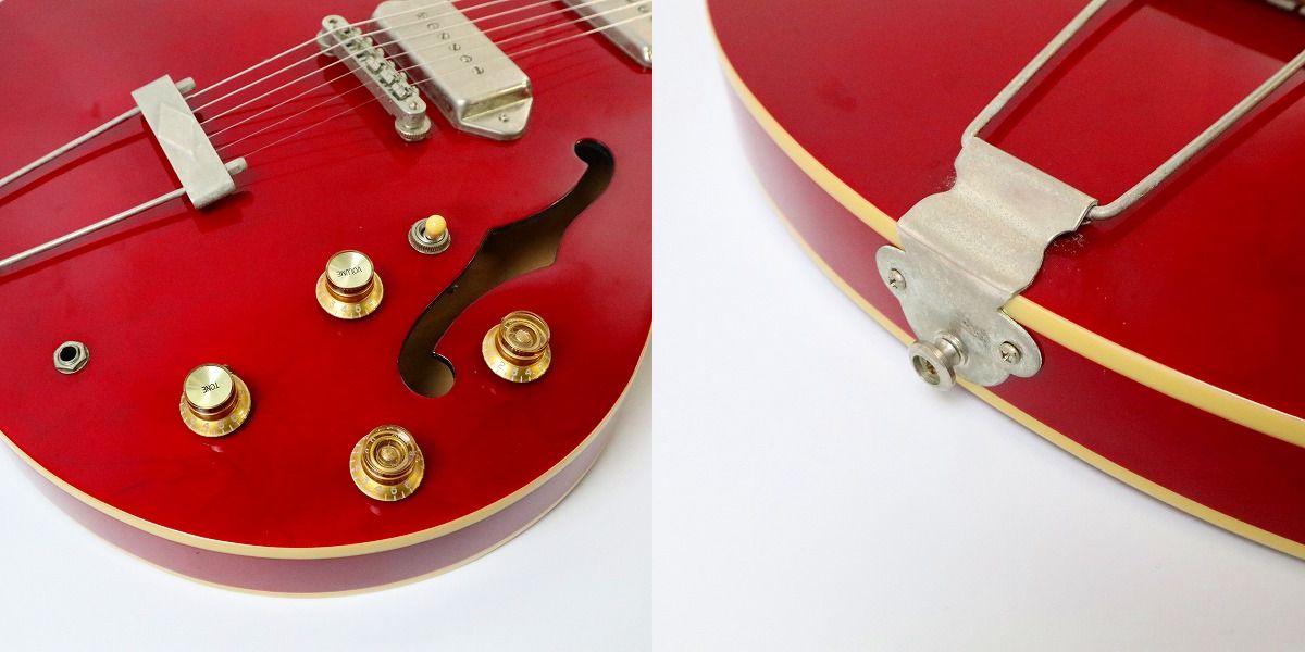 実際に弊社で買取させて頂いた★Epiphone/エピフォン CASINO CH カジノ フルアコギター エレキギター 動作確認済みの画像 6枚目