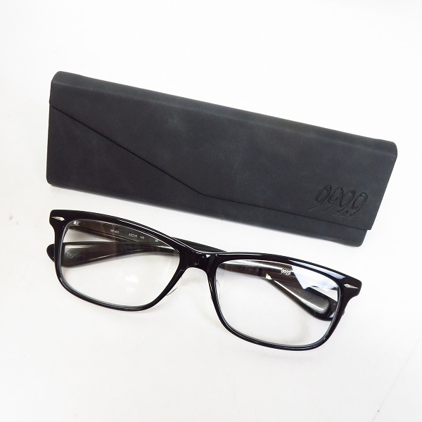 実際に弊社で買取させて頂いた999.9/フォーナインズ メガネフレーム ブラック NP-601の画像 6枚目