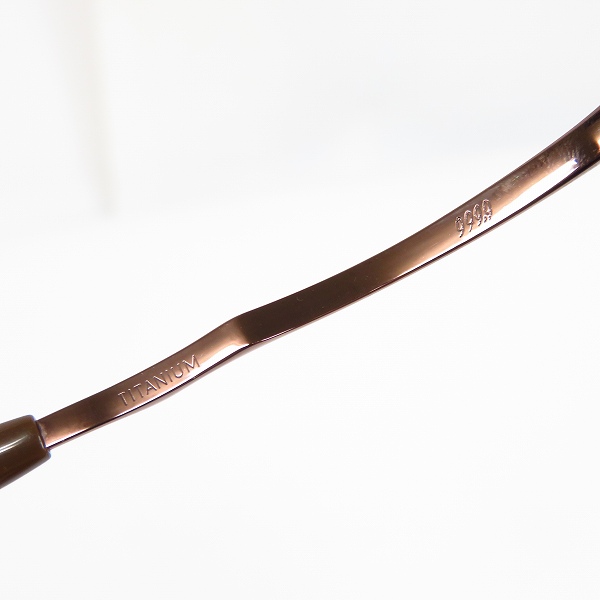 実際に弊社で買取させて頂いた999.9/フォーナインズ  度入り 眼鏡/メガネフレーム ヴィンテージモデル M-14の画像 4枚目