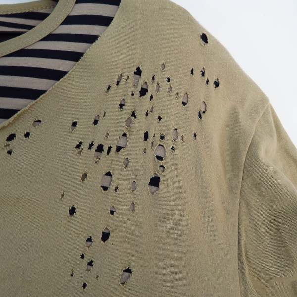 実際に弊社で買取させて頂いたMAISON MIHARA YASUHIRO/ミハラヤスヒロ フェイクレイヤード ロングスリーブTシャツ A00LT592 size：48の画像 4枚目