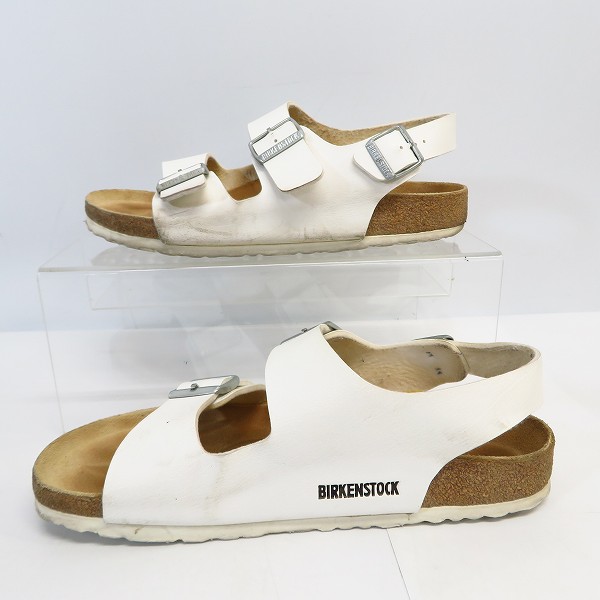 実際に弊社で買取させて頂いたBIRKENSTOCK/ビルケンシュトック Milano/ミラノ サンダル ホワイト/41の画像 3枚目