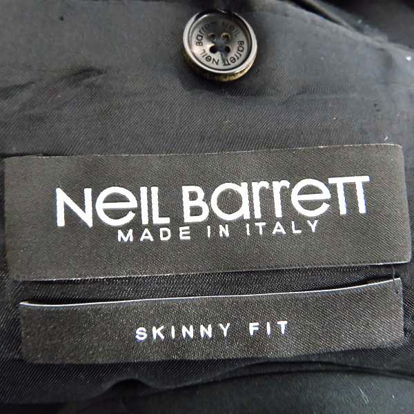 実際に弊社で買取させて頂いたNEIL BARRETT/ニールバレット 2Bテーラードジャケット SKINNY FIT/44の画像 2枚目