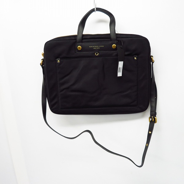 実際に弊社で買取させて頂いた【未使用】MARC BY MARC JACOBS/マークバイマークジェイコブス 2WAY PCケース/ブリーフケース 黒 M0001304