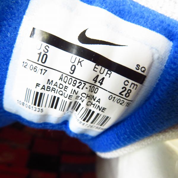実際に弊社で買取させて頂いた【未使用】NIKE×atmos/ナイキ×アトモス AIR MAX 1 PRNT/ エアマックスワン プリント 'WE LOVE NIKE'  AQ0927-100/28の画像 5枚目