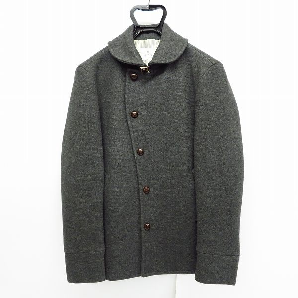 実際に弊社で買取させて頂いたEDIFICE/エディフィス メルトン ウール ジャケット/シングルPコート/46