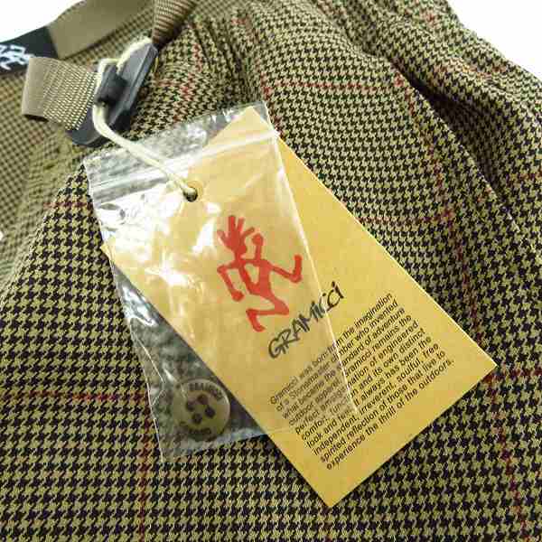 実際に弊社で買取させて頂いた【未使用】Gramicci/グラミチ 417 by EDIFICE 別注 ウーリッシュフラノ チェックスラックス GMP-18F706/Mの画像 7枚目
