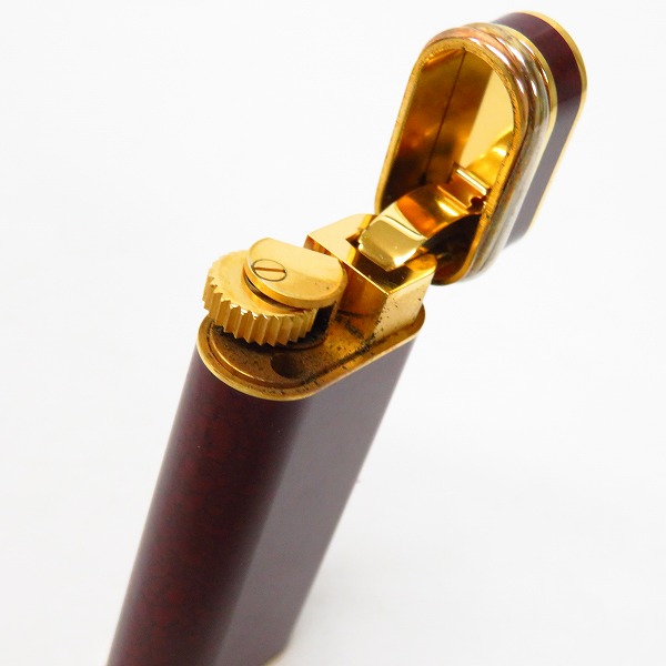 実際に弊社で買取させて頂いたCartier/カルティエ トリニティガスライター バーガンディの画像 3枚目