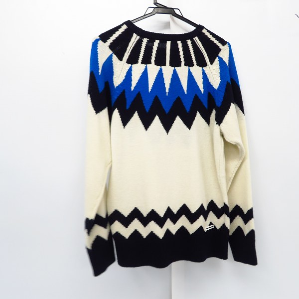 実際に弊社で買取させて頂いたuniform experiment/ユニフォームエクスペリメント ジオメトリック クルーネックニット の画像 1枚目