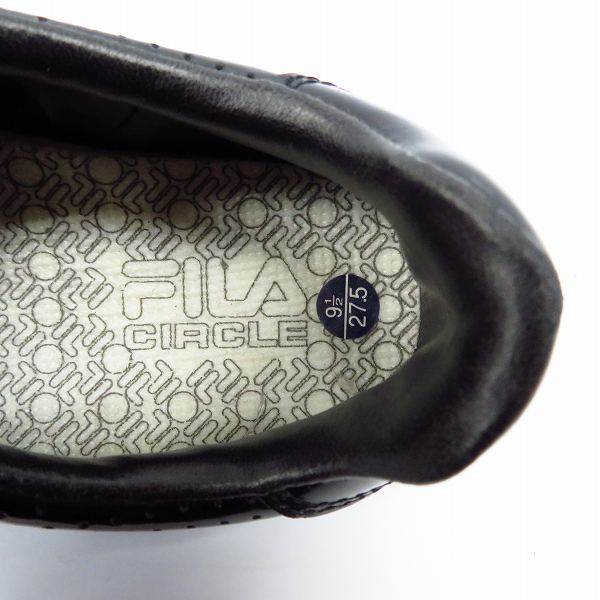 実際に弊社で買取させて頂いた【観賞用】FILA/フィラ エナメル ローカットスニーカー 27.5の画像 4枚目
