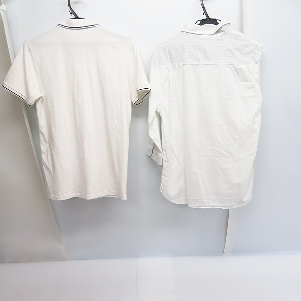 実際に弊社で買取させて頂いたARMANI EXCHANGE/アルマーニエクスチェンジ MICHEL KLEIN/ミッシェルクラン 半袖ポロシャツ/長袖シャツ XS/L 2点セットの画像 1枚目