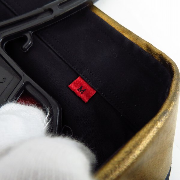 実際に弊社で買取させて頂いたHUGO BOSS/ヒューゴボス SLIM FIT/スリムフィット バイカラー 襟ゴールド 長袖シャツ Mの画像 3枚目