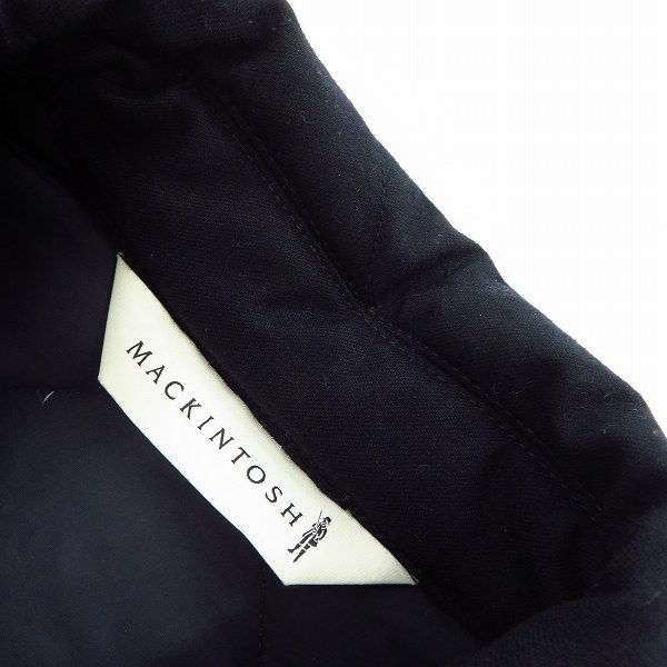実際に弊社で買取させて頂いたMACKINTOSH/マッキントッシュ GREY QUILTED WOOL JACKET/キルティング ウール ダウンジャケット GD-015/36の画像 3枚目