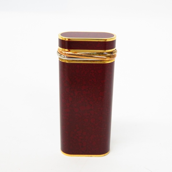 実際に弊社で買取させて頂いたCartier/カルティエ トリニティガスライター バーガンディ