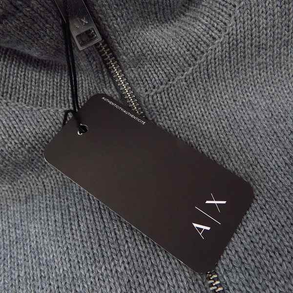 実際に弊社で買取させて頂いたARMANI EXCHANGE/アルマーニエクスチェンジ ジップアップニットの画像 5枚目