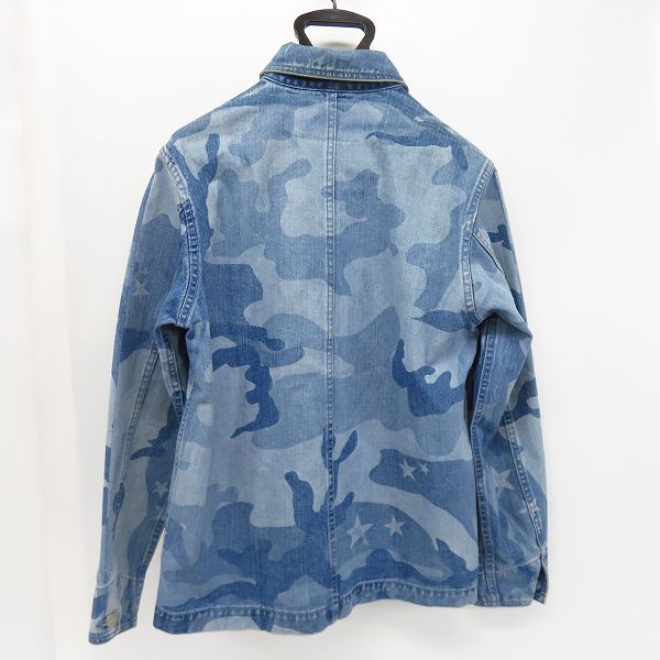 実際に弊社で買取させて頂いたMARBLES/マーブルズ 迷彩/スター柄 デニムジャケットの画像 1枚目