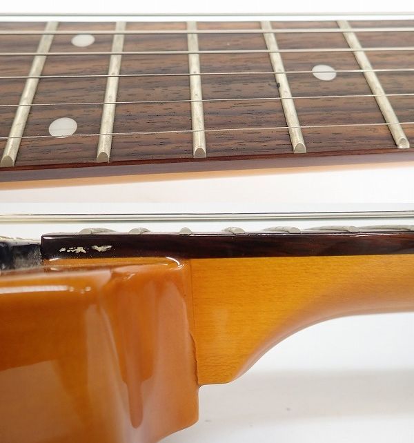 実際に弊社で買取させて頂いた★Epiphone/エピフォン 1958 Korina Flying V/コリーナ フライング V ソフトケース付の画像 3枚目