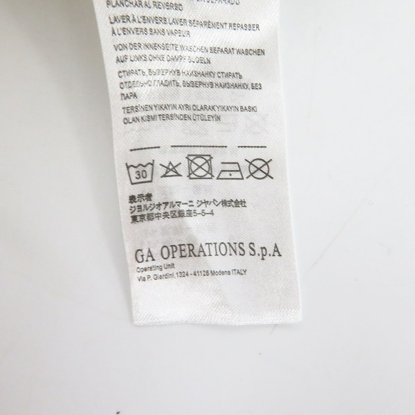 実際に弊社で買取させて頂いたARMANI EXCHANGE/アルマーニエクスチェンジ MICHEL KLEIN/ミッシェルクラン 半袖ポロシャツ/長袖シャツ XS/L 2点セットの画像 4枚目