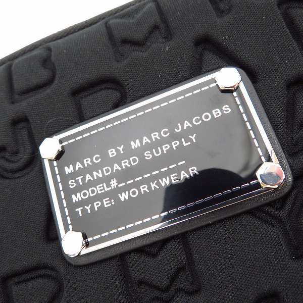 実際に弊社で買取させて頂いた【未使用】MARC BY MARC JACOBS/マークバイマークジェイコブス PC タブレットケース ブラック M6PE024の画像 6枚目