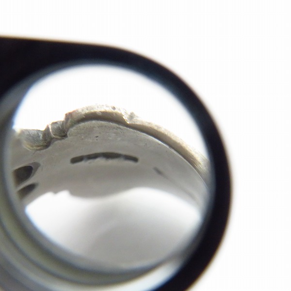 実際に弊社で買取させて頂いた【ギャラ付】CRAZY PIG/クレイジーピッグ TUDOR THORN ムーンストーン リング 13号の画像 4枚目