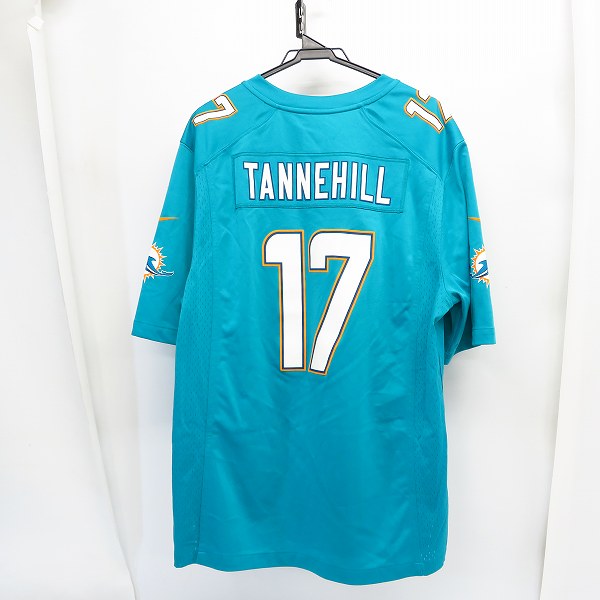 実際に弊社で買取させて頂いたNIKE/ナイキ NFL MIAMI DOLPHINS/マイアミ・ドルフィンズ TANNEHILL #17 ユニフォーム/Lの画像 1枚目