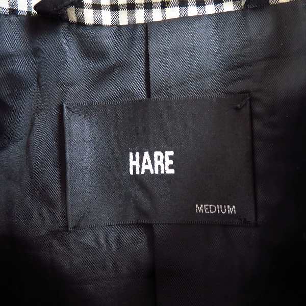 実際に弊社で買取させて頂いたHARE/ハレ ジップブルゾン/シンサレート チェックブルゾン S/M 2点セットの画像 2枚目
