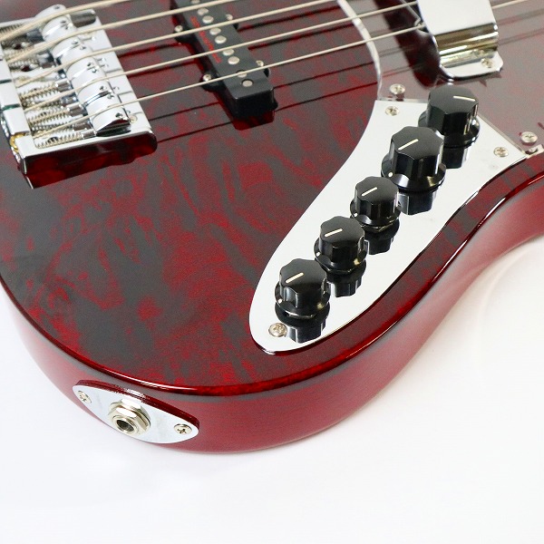 実際に弊社で買取させて頂いた★ESP/イーエスピー AMAZE CTM-SL5 アクティブ 5弦 エレキベース スーパーロングスケール ギグケース付きの画像 5枚目