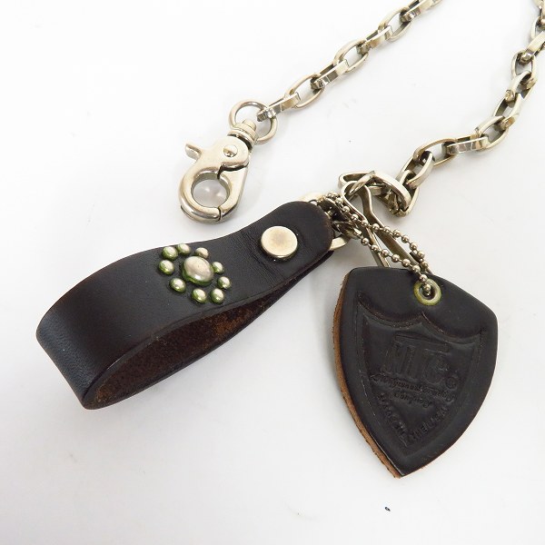 実際に弊社で買取させて頂いたHTC/Hollywood Trading Company/エイチティーシー スタッズ ベルトループ/ウォレットチェーン