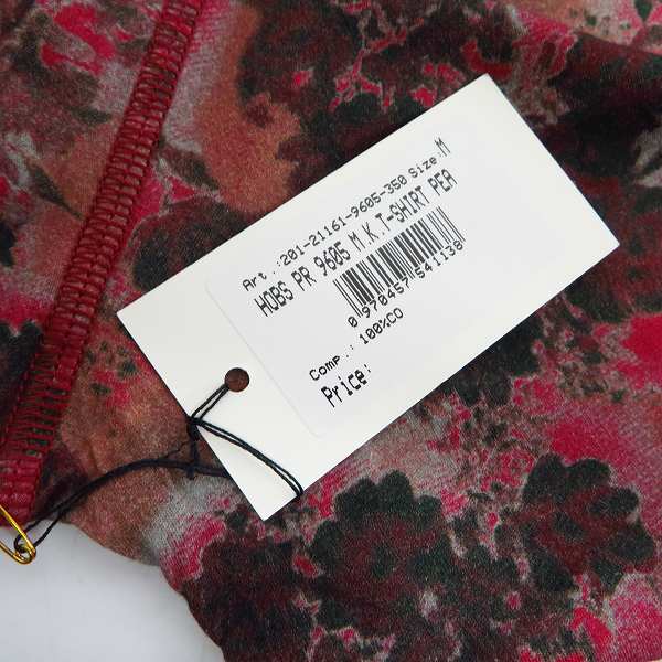 実際に弊社で買取させて頂いた【未使用】DRIES VAN NOTEN/ドリスヴァンノッテン HOBS PR 9605 総柄 Tシャツ/Mの画像 5枚目