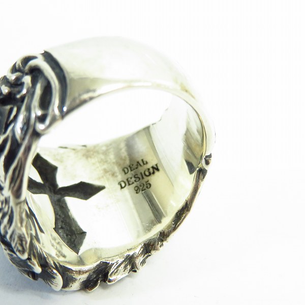 実際に弊社で買取させて頂いたDEAL DESIGN/ディールデザイン ジャングルスカルリング/28号の画像 6枚目