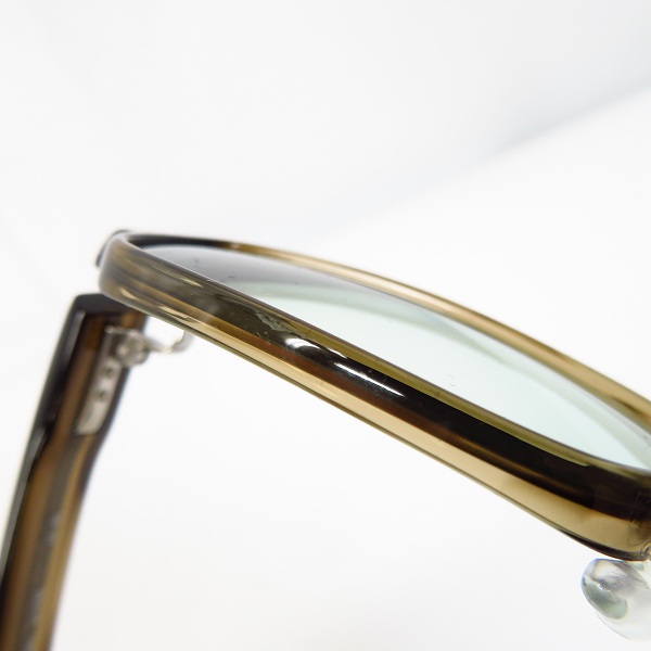 実際に弊社で買取させて頂いた999.9/フォーナインズ 度入り  フルリム カラーレンズ メガネフレーム/NP-67 136の画像 7枚目